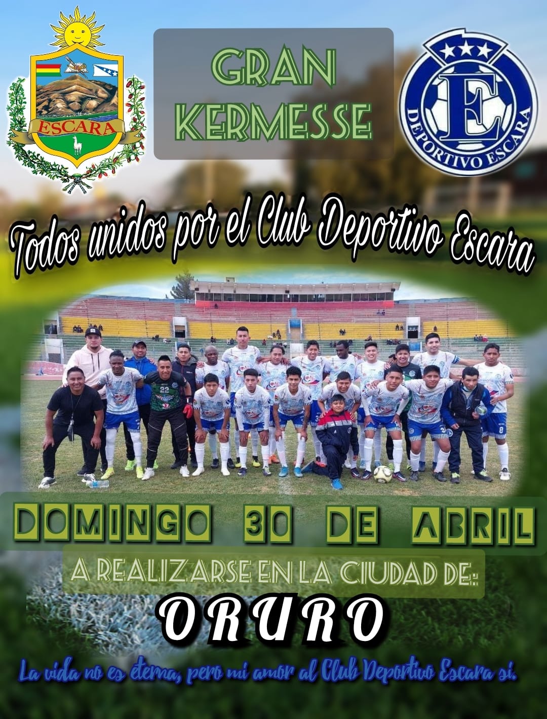 Gran Kermesse este 30 de  Abril de 2023